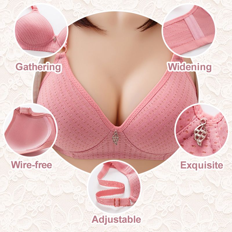 Great Gift! Plus Size Comfortable and Breathable Wire-free Bra
