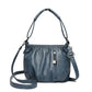 👜 ¡50 % DE DESCUENTO AHORA! 🎀 Bolso de mano informal de cuero plisado: cuero suave, estilo versátil y correa ajustable para el hombro ✨