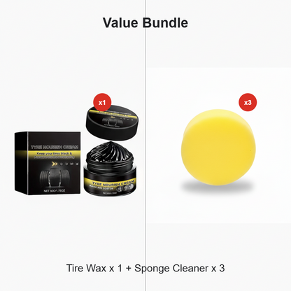 🔥 ¡OFERTA RELÁMPAGO 50% DE DESCUENTO! ✨ Cera Inteligente para Neumáticos – Restaura el Brillos Negro, Bloquea UV y Repele la Suciedad 🚗