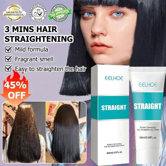 💜Compre 2 y llévese 1 gratis💜-Silk and Keratin Treatment Hair Straightening Cream