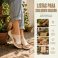👟 Sandalias de plataforma transpirables de punto para mujer: cómodas y a la moda