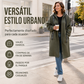 Sudadera larga con capucha para mujer