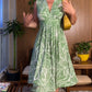 49% OFF💥2024 New Plus Size Sleeveless V-Neck Waist-Cinching Dress