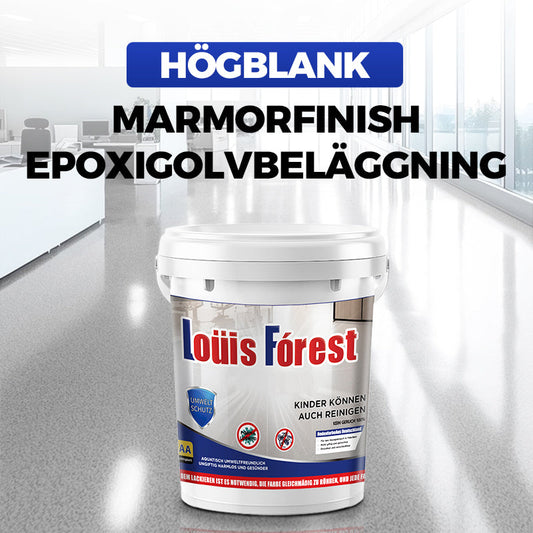 ✨Nueva llegada✨Revestimiento de piso epoxi de alto brillo con efecto mármol