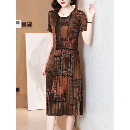 Fashionable pleated dress (49% OFF)