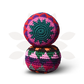 Pelota antiestrés de punto multicolor tipo «hacky sack» (6,35 cm de diámetro)