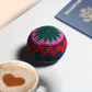 Pelota antiestrés de punto multicolor tipo «hacky sack» (6,35 cm de diámetro)