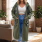 Sudadera larga con capucha para mujer