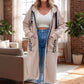 Sudadera larga con capucha para mujer