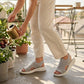👟 Sandalias de plataforma transpirables de punto para mujer: cómodas y a la moda