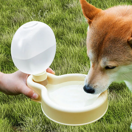 Comedero portátil de gran capacidad para mascotas