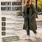 Sudadera larga con capucha para mujer