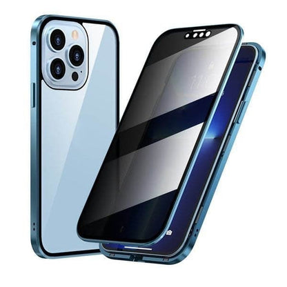 🔥🔥50 % De Descuento📱 iPhone Case King: Fundas metálicas con vidrio de doble cara para máxima protección ✨🔒