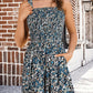 ⏰Hot Sale 50% Off💃Women's Summer Square Neck Sleeveless Loose Casual Short Smocked Romper✨