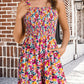 ⏰Hot Sale 50% Off💃Women's Summer Square Neck Sleeveless Loose Casual Short Smocked Romper✨