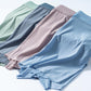 Calzoncillos transpirables de seda helada de talla grande para hombre