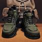 🥾Los zapatos de hombre más populares: Botines retro casuales de caña gruesa para hombre