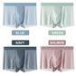 Calzoncillos transpirables de seda helada de talla grande para hombre