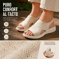 👟 Sandalias de plataforma transpirables de punto para mujer: cómodas y a la moda