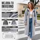 Sudadera larga con capucha para mujer
