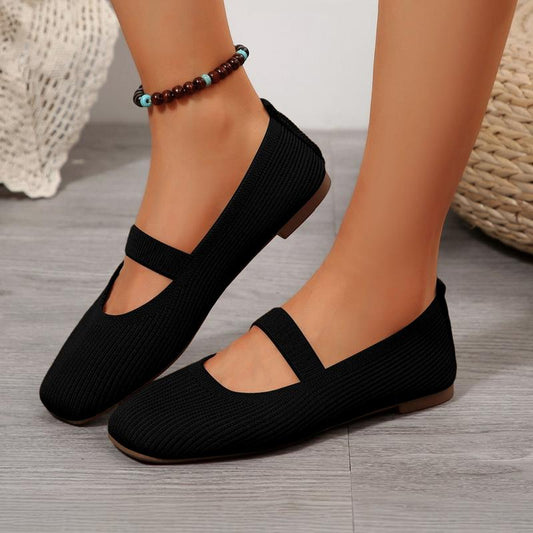 💥👟 ¡50% OFF! Bailarinas de Punto Transpirables – Comodidad y Frescura Todo el Día