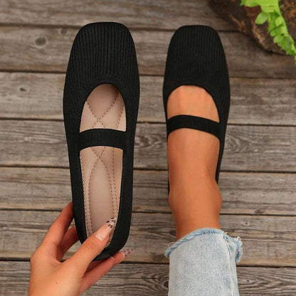 💥👟 ¡50% OFF! Bailarinas de Punto Transpirables – Comodidad y Frescura Todo el Día