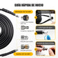 🚿 Kit de Limpieza para Alcantarillado 5800 PSI – Boquilla Rotativa y Manguera Reforzada para Desatascar Tuberías Eficazmente 🛠️💦