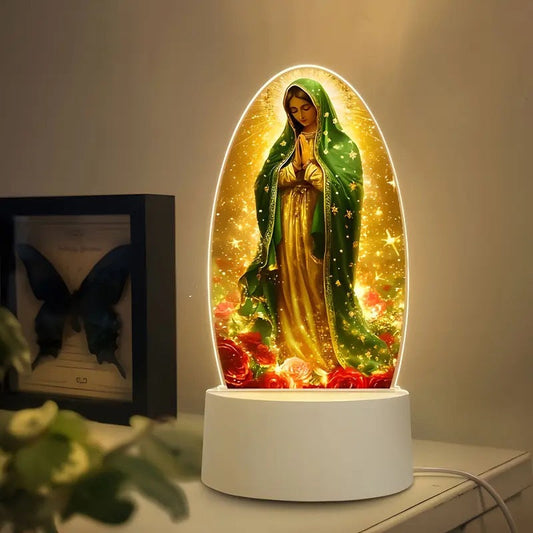 Lámpara Nocturna 3D de Jesús y Regalos Religiosos