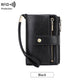 Cartera de cuero con bloqueo RFID para mujer