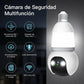 Cámara de Seguridad Tipo Foco 4MP WiFi Doble Banda con Visión Nocturna para Exterior e Interior