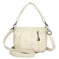 👜 ¡50 % DE DESCUENTO AHORA! 🎀 Bolso de mano informal de cuero plisado: cuero suave, estilo versátil y correa ajustable para el hombro ✨