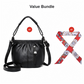 👜 ¡50 % DE DESCUENTO AHORA! 🎀 Bolso de mano informal de cuero plisado: cuero suave, estilo versátil y correa ajustable para el hombro ✨
