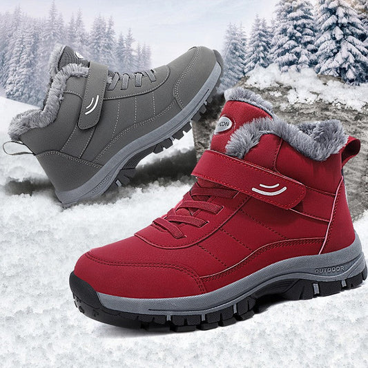 🥾 50 % DE DESCUENTO | Cómodas zapatillas sin cordones de invierno con forro de felpa