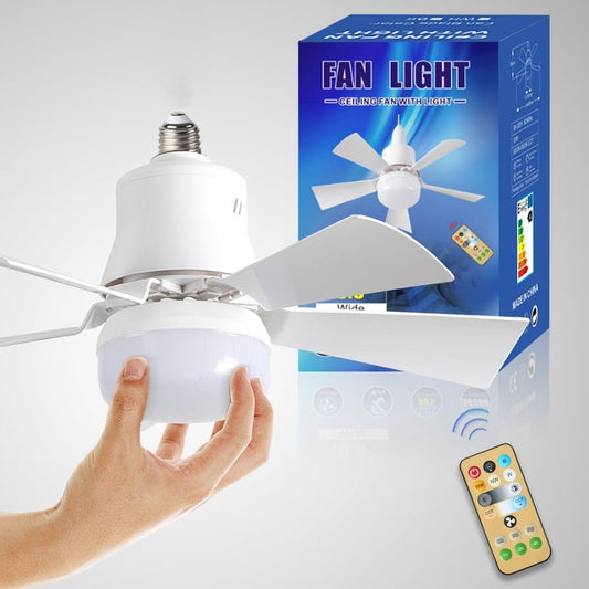 🔥SUMMER SALE - 49% OFF🔥 2-IN-1 PORTABLE CEILING FAN & LIGHT with Remote Control