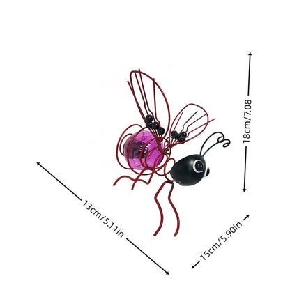 🐝Luz Solar de Abeja Colgante para Exterior - Regalo Ideal para Amantes de Plantas, Madres o Cualquier Persona Alegre❤️