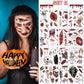 🔥BUY 2 GET 1 FREE🔥🔥Halloween Prank Makeup Temporary Tattoo😈Realistic & Easy To Remove