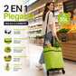 🛒🔥 ¡50% DE DESCUENTO! Carro de la compra plegable 2 en 1 – Práctico, ligero y resistente – Perfecto para la compra diaria, el mercado o el hogar 🥰✨