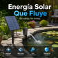 Aireador solar para estanques con bomba de aire