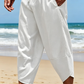 Pantalones capri tipo harén informales para hombre
