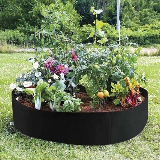 Fabric Round Raised Garden Bed Planter Pots For Planting Herb Flower Vegetable Potato Plants
