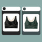 2PCS Front Buckle Wire-Free Cross Backless Sports Bra