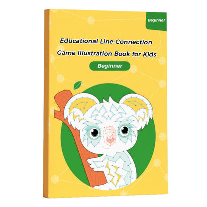 Educational Line-Connection Game Illustration Book for Kids