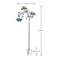 Simulated Flower & Butterfly Iron Ornament for Garden