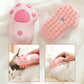 Cute Chargeable Spray Pet Grooming Brush for Massages