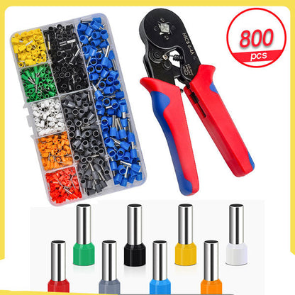 🔥Hot sale 50% OFF🔥Ratchet Tubular Terminal Wire Crimpers Set