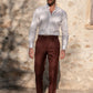 🎁Men's Solid Color Straight Casual Trousers