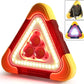 2-IN-1 Solar Emergency Triangle Warning Light at the Roadside