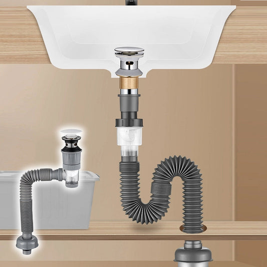 Universal Anti-Odor Sink Drain Assembly