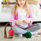 Wooden Yarn Spool Rack for Knitting Lovers