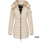 Winter women's mid-length padded jacket warm  hooded jacket【FREE SHIPPING】